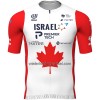 Wielershirt 2022 Israel Premier Tech Canadese Kampioenschap Rood Wit